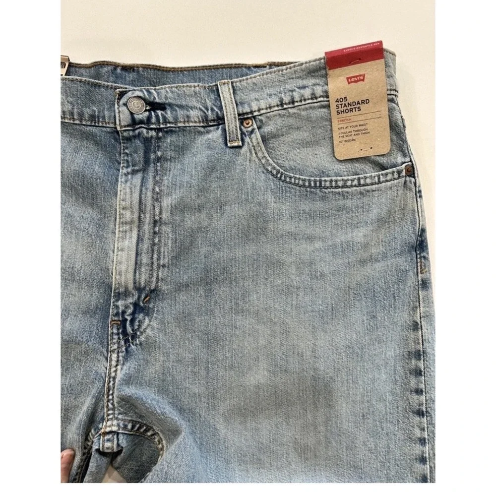 NWT Levi's‎ 405 Standard Jean Shorts Men's 38 Denim Division Fight The Feeling